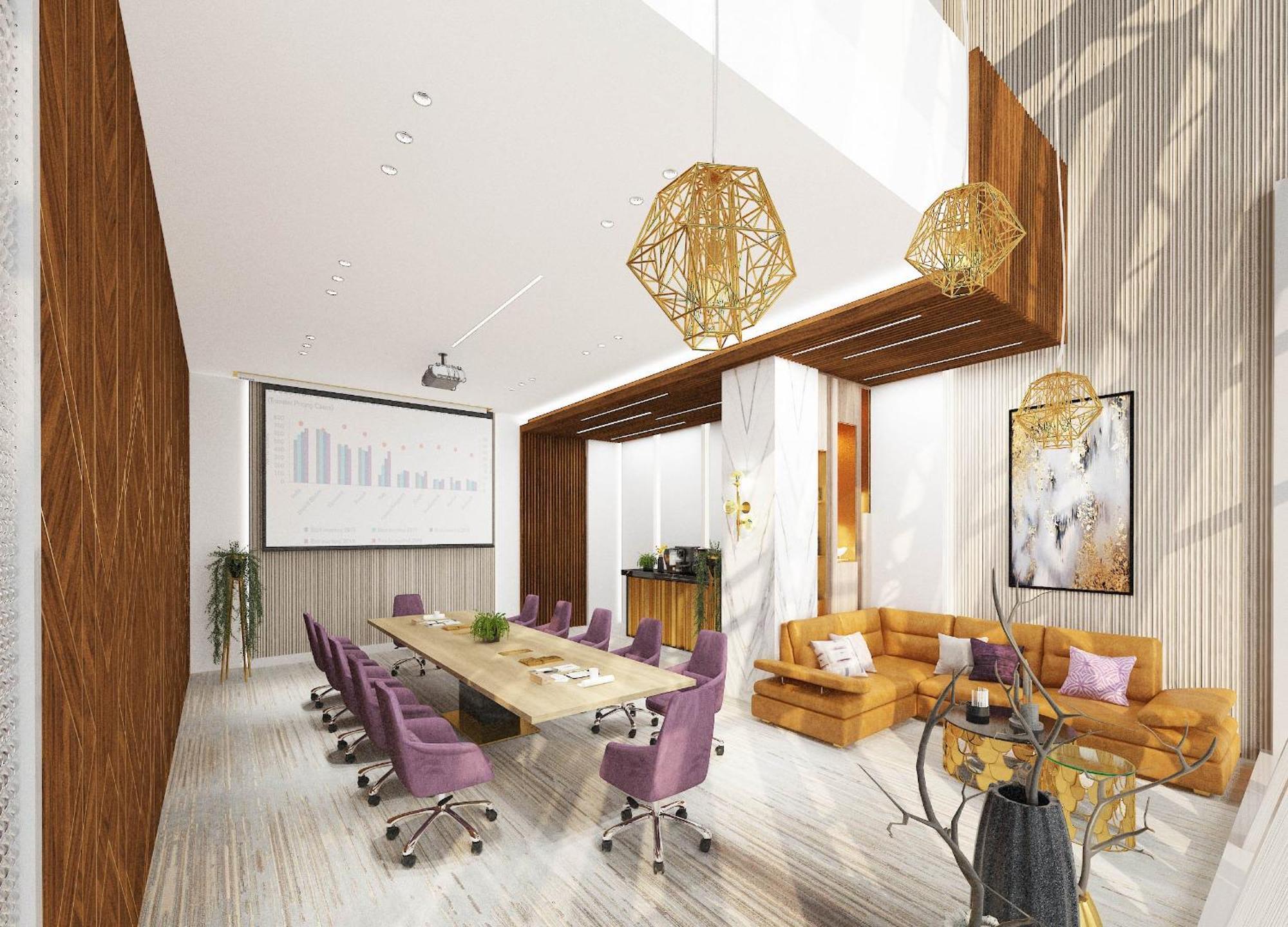 Velero Hotel Doha Lusail 外观 照片 3D rendering of a meeting room