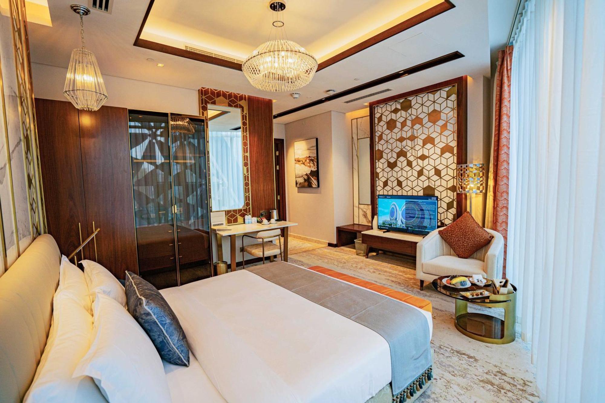 Velero Hotel Doha Lusail 外观 照片 A bedroom at the hotel